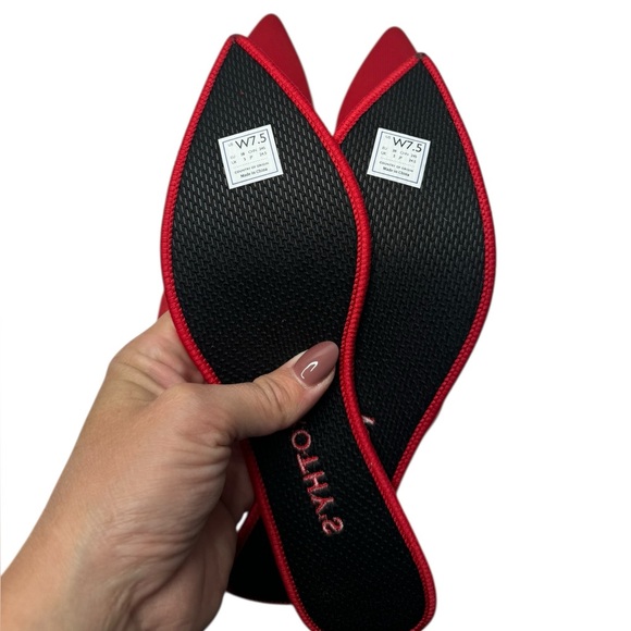 Rothy’s | NEW Lollipop Red The Point Flat 7.5 - Picture 13 of 13